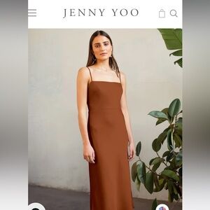 Jenny Yoo Satin Slip dress in size 0